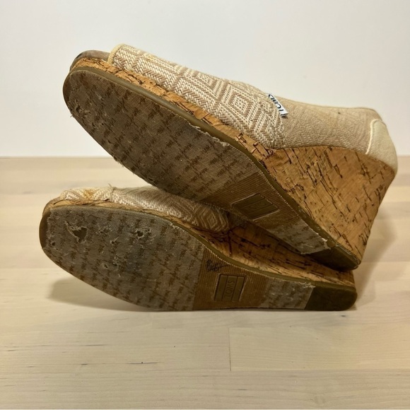 Toms Stella Open Toe Wedges Womens 8.5 - Picture 4 of 7